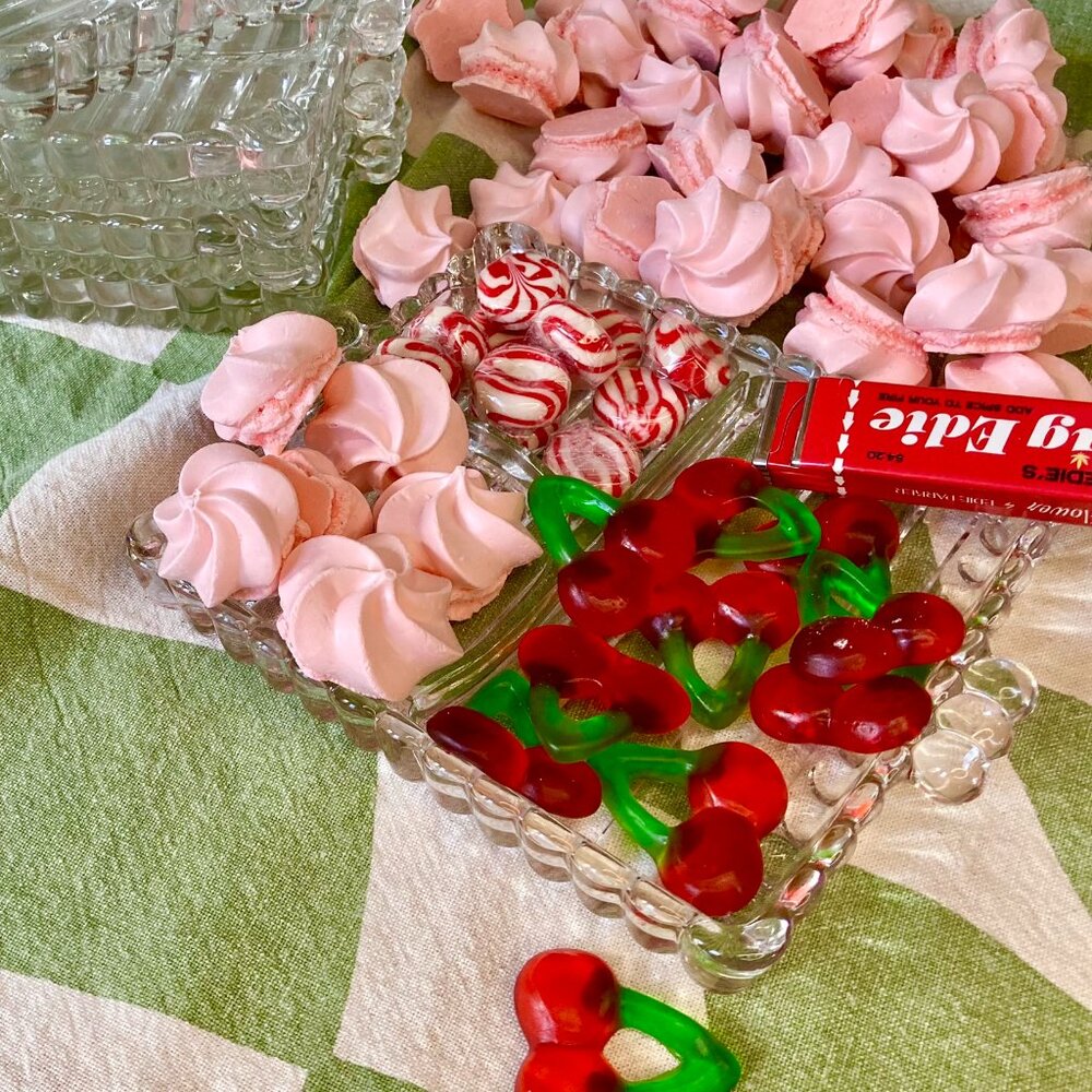 Hazel Atlas Three Compartment Vintage Tray